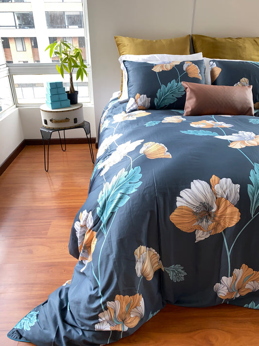 Duvet Cover Flor Naranja