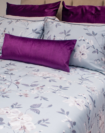 Duvet Cover Tencel Garden Blue