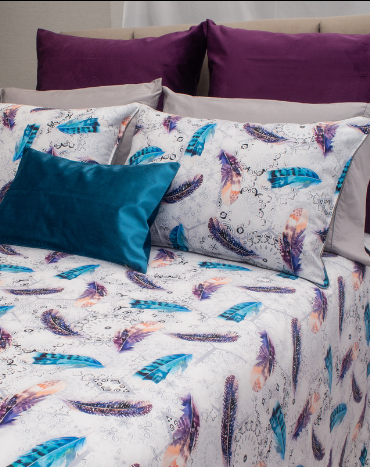 Duvet Cover Feather Mandala